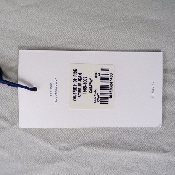 NEW CITIZENS OF HUMANITY Valerie High Rise Tapered Stirrup Jean in Caraway #703 - Picture 5 of 9